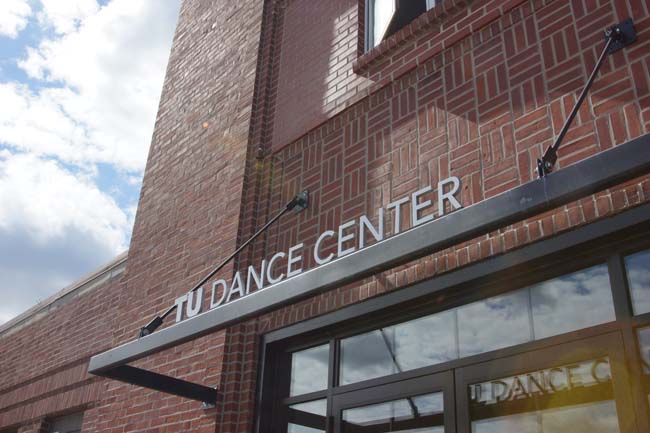 Image of exterior of TU Dance Center