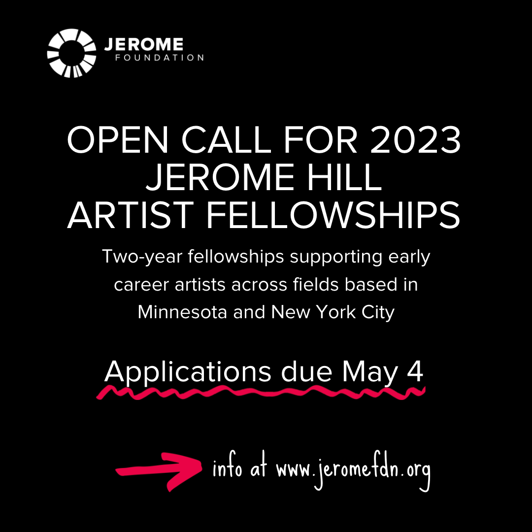 Text with Fellowship Information on a black background.