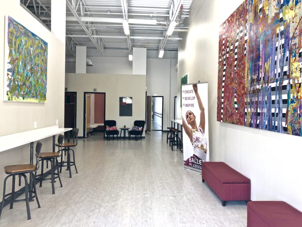 Dance studio lobby of Ballet Co.Laboratory