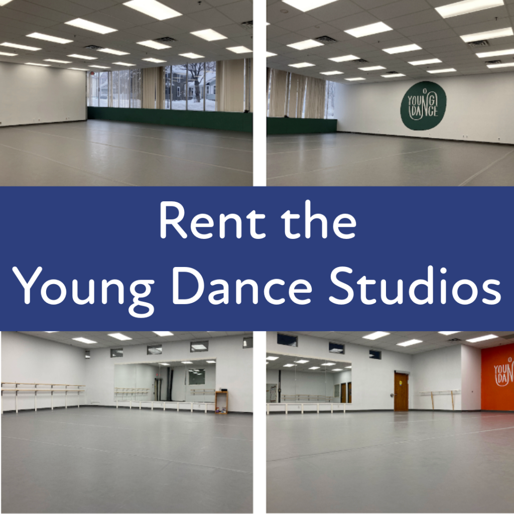 Young Dance Studios with logo.